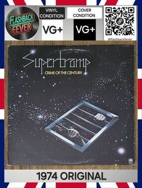 SUPERTRAMP•Crime of the Century•1974 US Stereo (#SP-3647)•Indianapolis Pressing